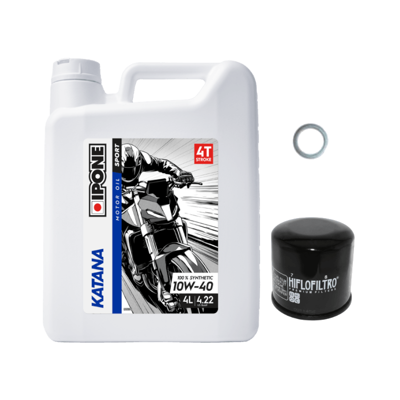 Pack Vidange Yamaha XJ6 N (09-16) - Ipone Katana 10w40 + HF204 + Joint 14mm Pack Vidange Yamaha XJ6 N (09-16) - Ipone Katana 10w40 + HF204 + Joint 14mm