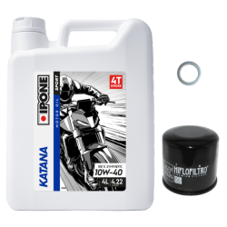 Pack Vidange Suzuki V-Strom 1050 DE (23-25) - Ipone Katana 10w40 + HF138 + Joint 14mm