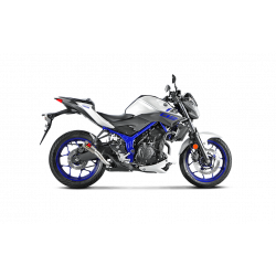 Silencieux Akrapovic pour Yamaha MT03 (16-20) YZF R3 (15-20) S-Y2SO11-AHCSS