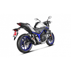 Silencieux Akrapovic pour Yamaha MT03 (16-20) YZF R3 (15-20) S-Y2SO11-AHCSS