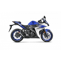 Silencieux Akrapovic pour Yamaha MT03 (16-20) YZF R3 (15-20) S-Y2SO11-AHCSS