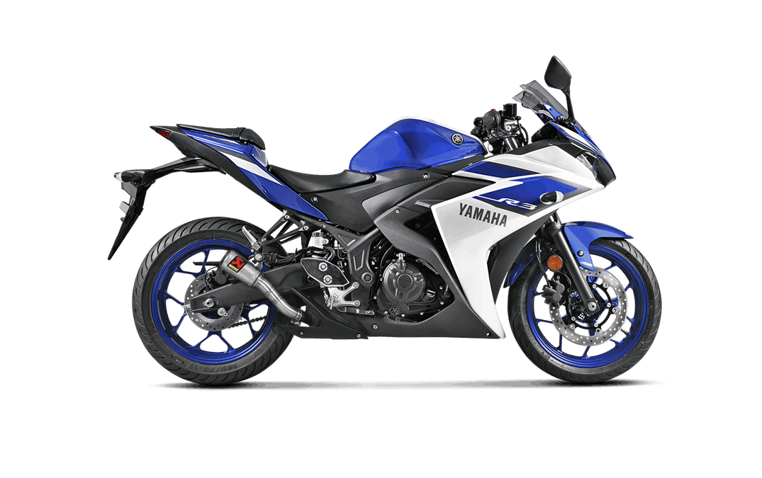 Silencieux Akrapovic pour Yamaha MT03 (16-20) YZF R3 (15-20) S-Y2SO11-AHCSS