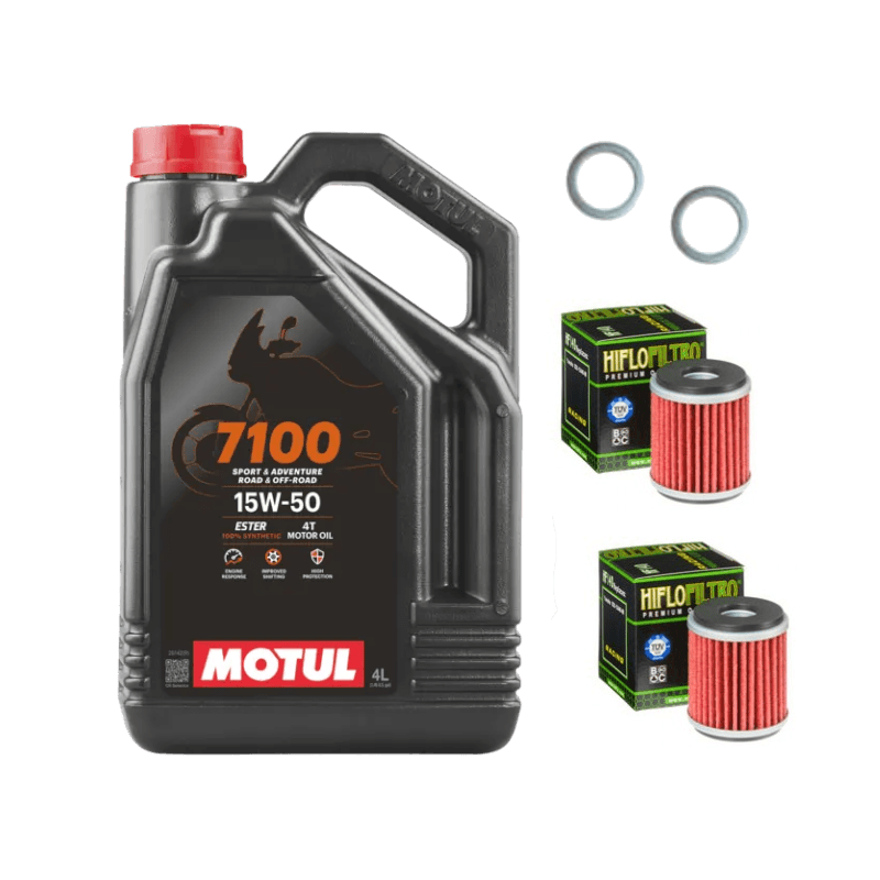 Pack Vidange Husaberg FE 350 (2013) - Motul 7100 15W50 + 2xHF652 + 2xJoint 12mm Pack Vidange Husaberg FE 350 (2013) - Motul 7100 15W50 + 2xHF652 + 2xJoint 12mm