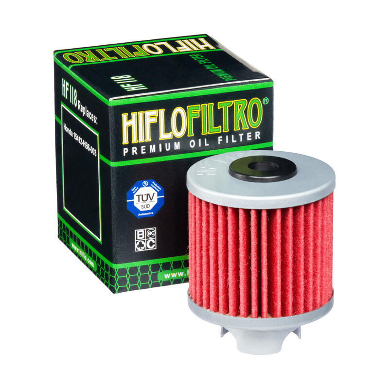 Filtre à huile HIFLOFILTRO - HF118 pour Honda TRX 125 Fourtrax (1988) - HF118 Filtre à huile HIFLOFILTRO - HF118 pour Honda TRX 125 Fourtrax (1988) - HF118