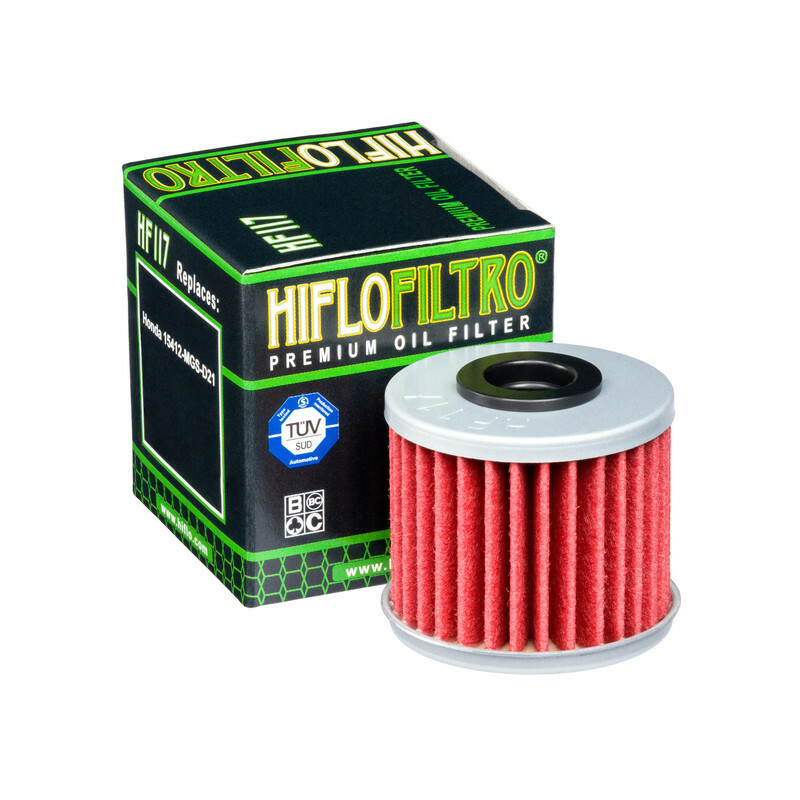 Filtre à huile HIFLOFILTRO - HF117 pour Honda Pioneer 1000 (22-25) - HF117