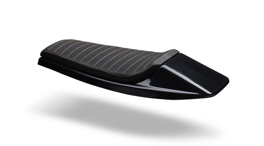 Selle Moto Dirt Track avec Skai Noir