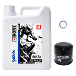 Pack Vidange CF Moto Uforce 600 (21-24) - Ipone Katana ATV 10W40 + HF152 + Joint 12mm
