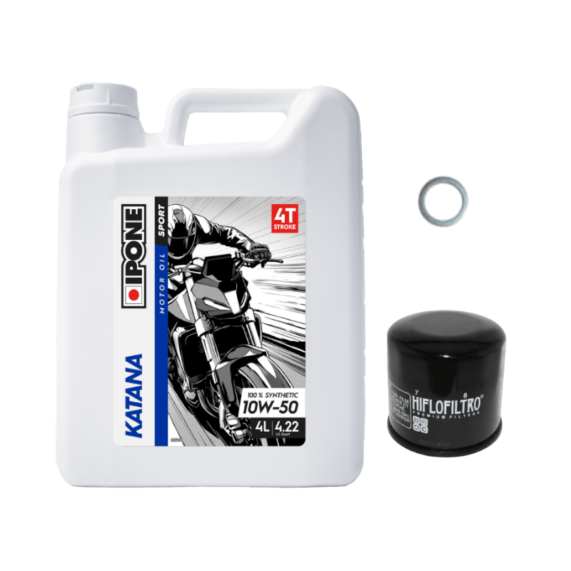Pack Vidange Polaris Scrambler 850 (13-15) - Ipone Katana 10W50 + HF199 + Joint 12mm Pack Vidange Polaris Scrambler 850 (13-15) - Ipone Katana 10W50 + HF199 + Joint 12mm