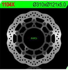 Disque de frein NG Brake avant wave pour Suzuki Bandit 1250 (07-17) 1104X