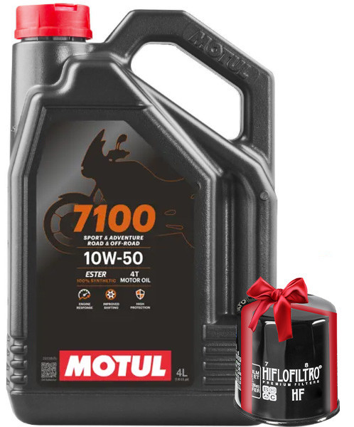 Pack Vidange Polaris RZR 1000 Turbo (2022) - Motul 7100 10W50 + HF199 + Joint 12mm