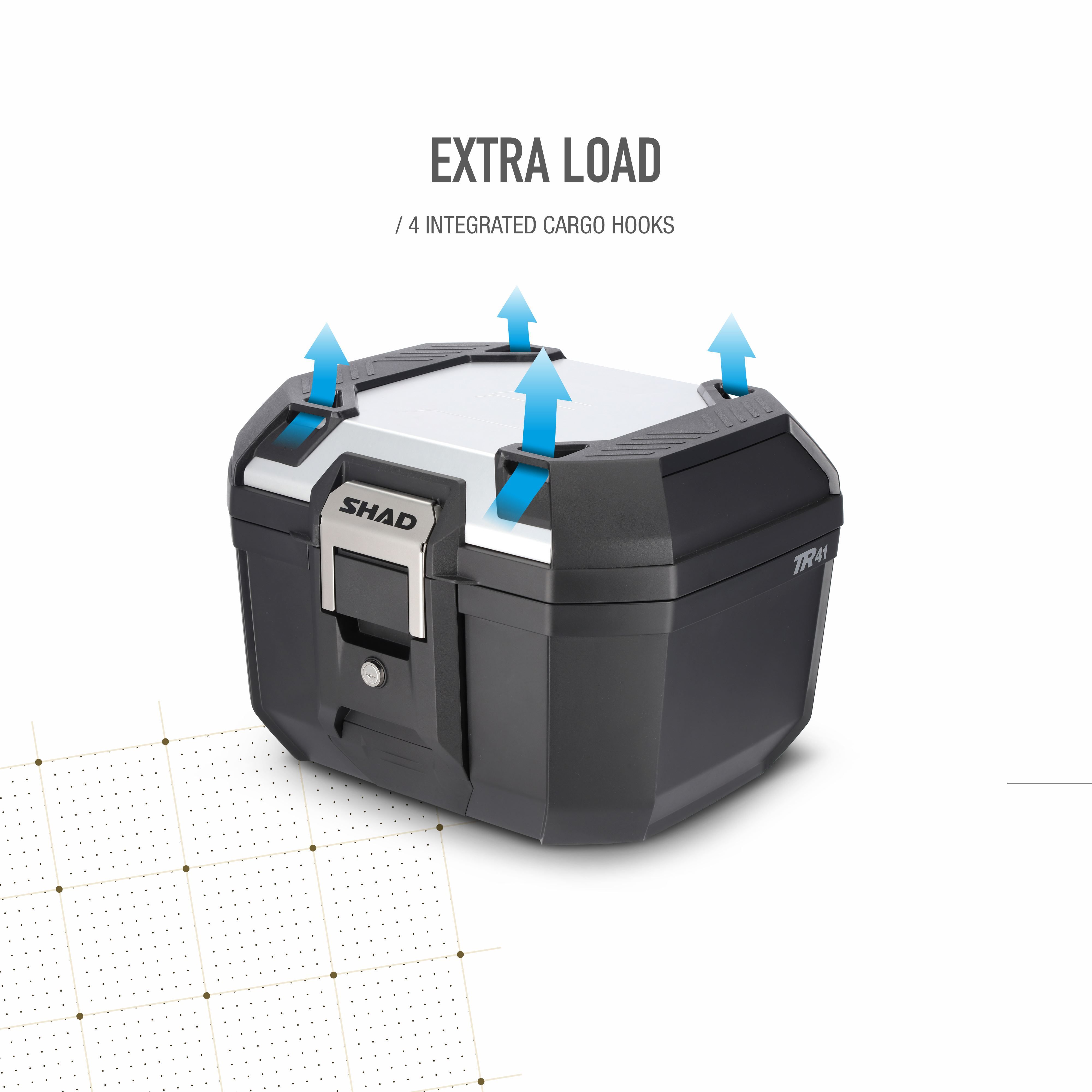 Top Case moto Shad Terra TR41 Aluminium