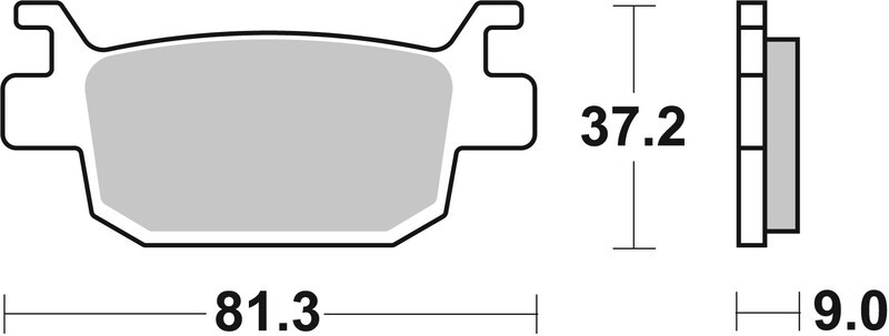Plaquettes de Frein Arrière Brembo Métal Fritté pour Benelli TRK 502 (18-25) - 07GR93SP