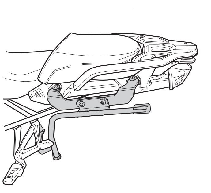 Support de Valise Shad 3P System pour R1200GS (13-19) R1250GS (19-24)
