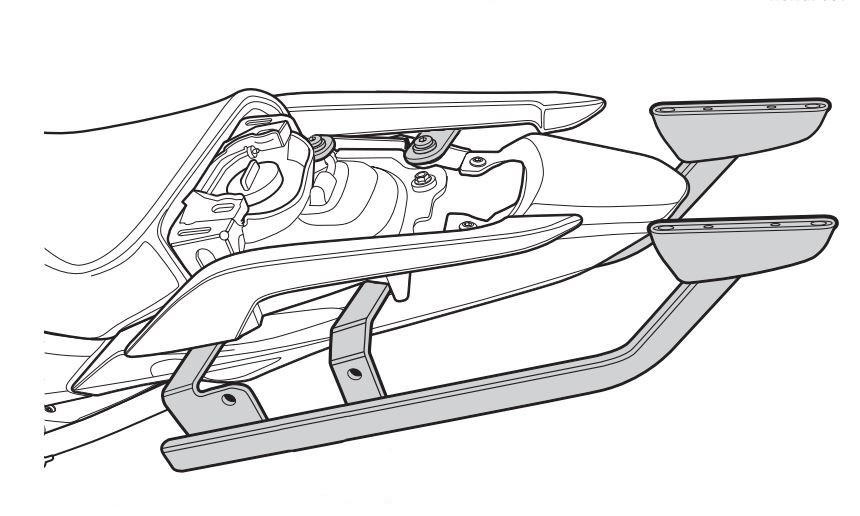 Support Top Case Shad pour Intégra 750 (16-21)