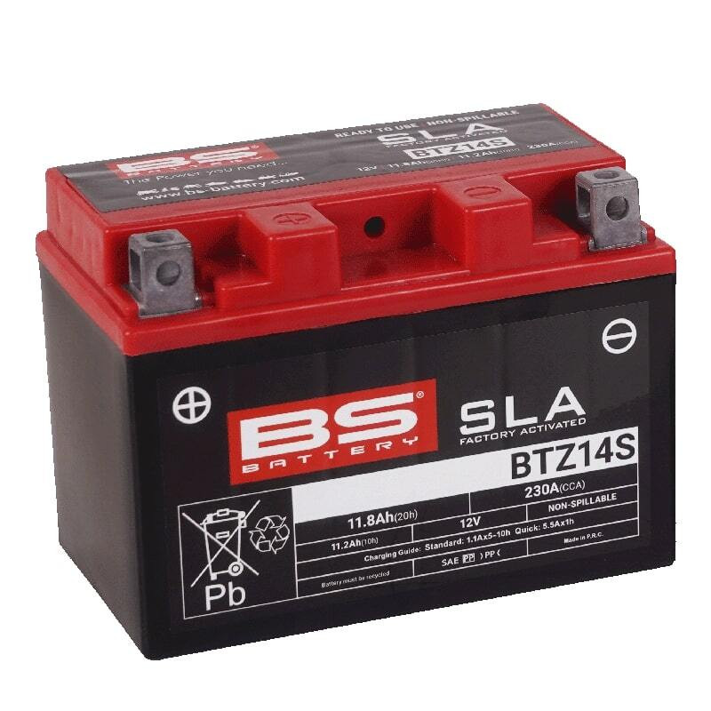 Batterie Moto BS Battery SLA pour Yamaha FZ1 N Fazer (06-12) - BTZ14S
