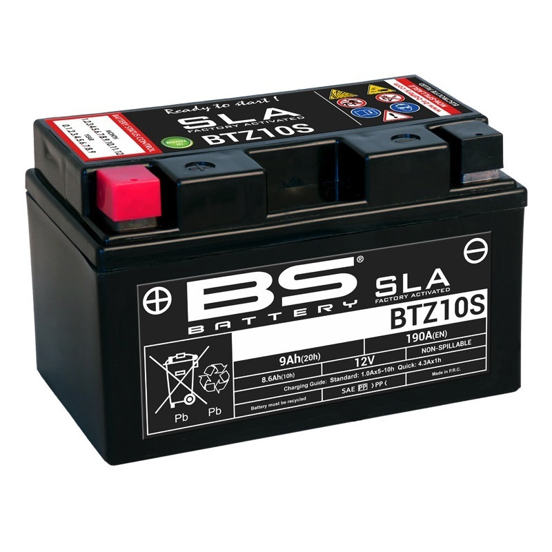 Batterie Moto BS Battery SLA pour MV Agusta F4 1078 RR 312 (08-11) - BTZ10S Batterie Moto BS Battery SLA pour MV Agusta F4 1078 RR 312 (08-11) - BTZ10S