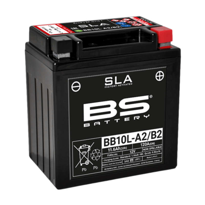 Batterie Moto BS Battery SLA pour Suzuki GS 500 F (04-07) - BB10L-A2/B2 Batterie Moto BS Battery SLA pour Suzuki GS 500 F (04-07) - BB10L-A2/B2