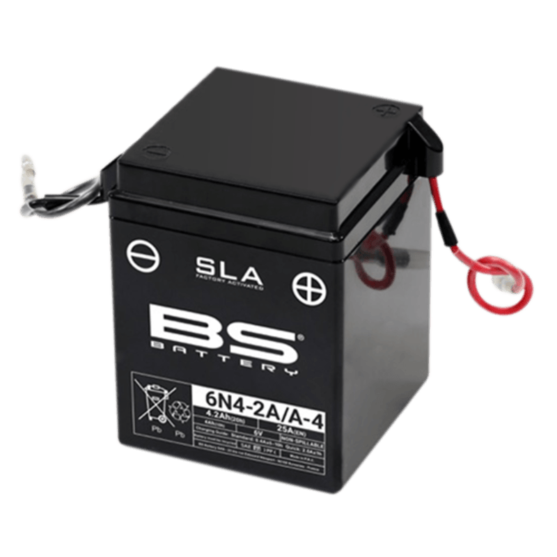 Batterie Moto BS Battery SLA pour Honda XL 125 S (79-82) - 6N4-2A/A-4