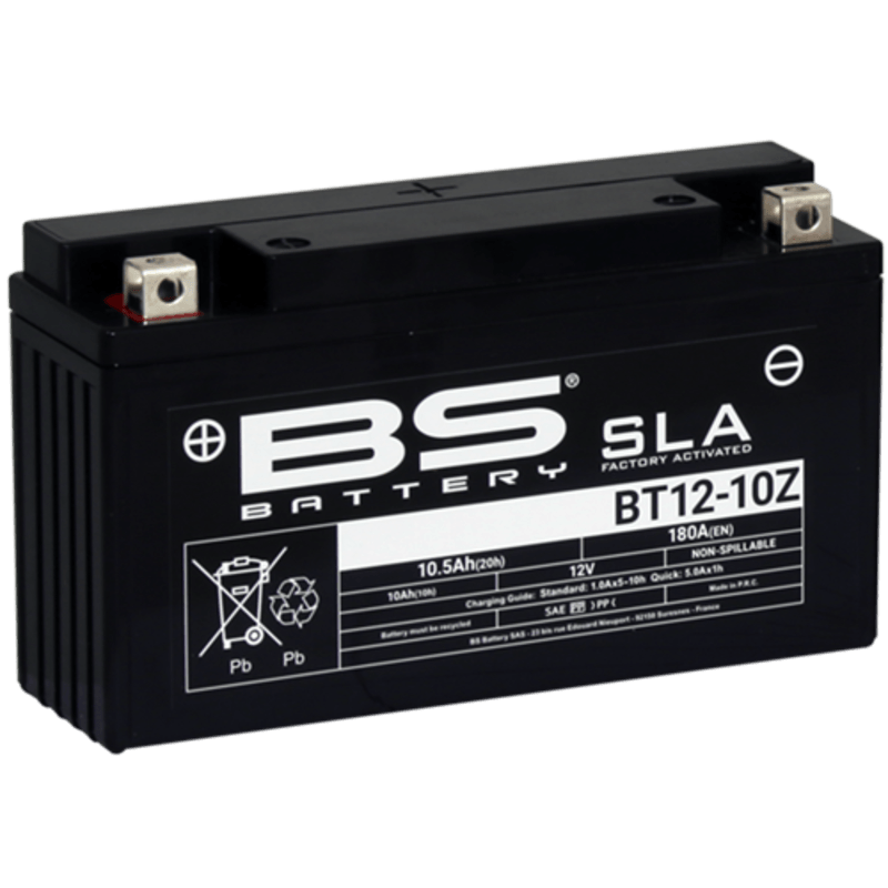 Batterie Moto BS Battery SLA pour Zontes 310 T2 (21-22) - BT12-10Z