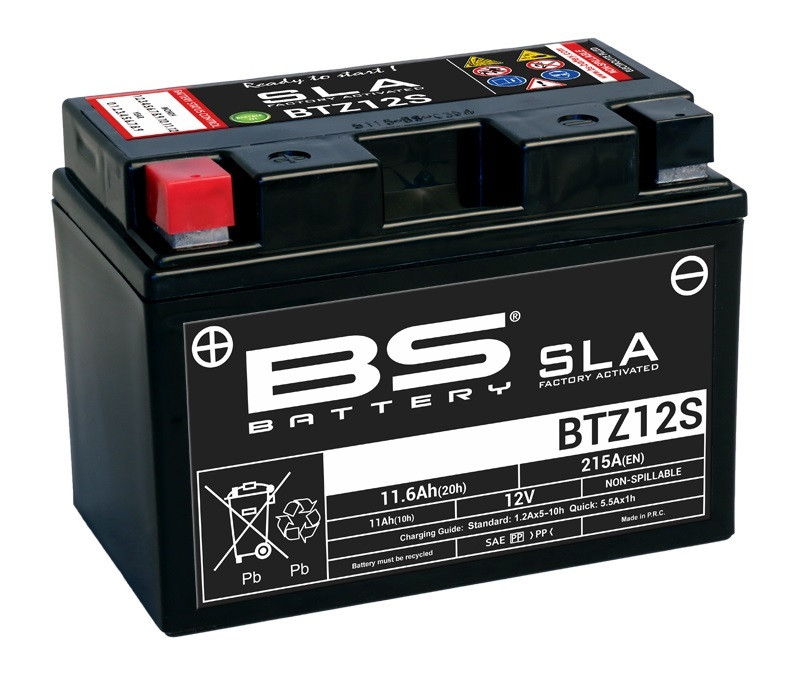 Batterie Moto BS Battery SLA pour Honda VFR 800 X Crossrunner (11-20) - BTZ12S