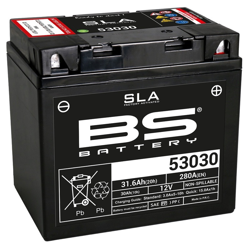 Batterie Moto BS Battery SLA pour Moto Guzzi Daytona 1000 (91-01) - 53030 Batterie Moto BS Battery SLA pour Moto Guzzi Daytona 1000 (91-01) - 53030