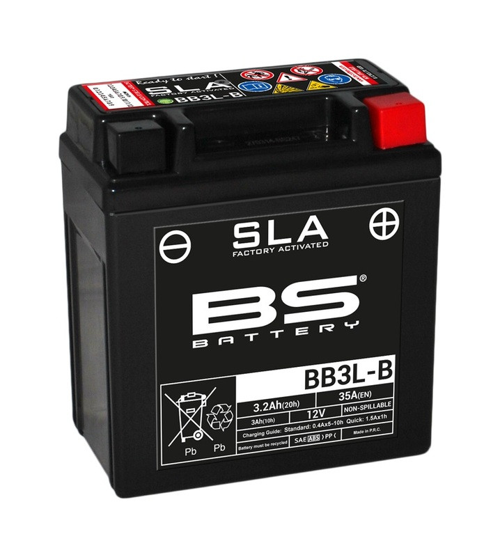 Batterie Moto BS Battery SLA pour Yamaha DT 125 RE (93-98) - BB3L-B