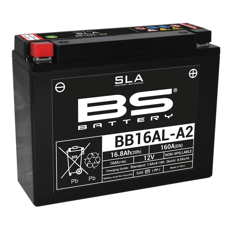 Batterie Moto BS Battery SLA pour Yamaha XZ 550 R (82-83) - BB16AL-A2