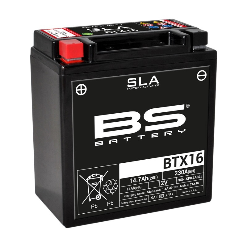 Batterie Moto BS Battery SLA pour Kawasaki Vulcan 1700 Voyager (09-16) - BTX16 Batterie Moto BS Battery SLA pour Kawasaki Vulcan 1700 Voyager (09-16) - BTX16