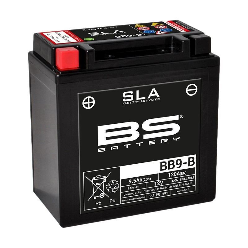 Batterie Moto BS Battery SLA pour Cagiva MITO 125 SP525 (08-14) - BB9-B