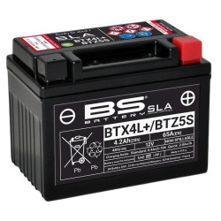 Batterie Moto BS Battery SLA pour Honda Super CUB C 125 (19-22) - BTX4L+ / BTZ5S