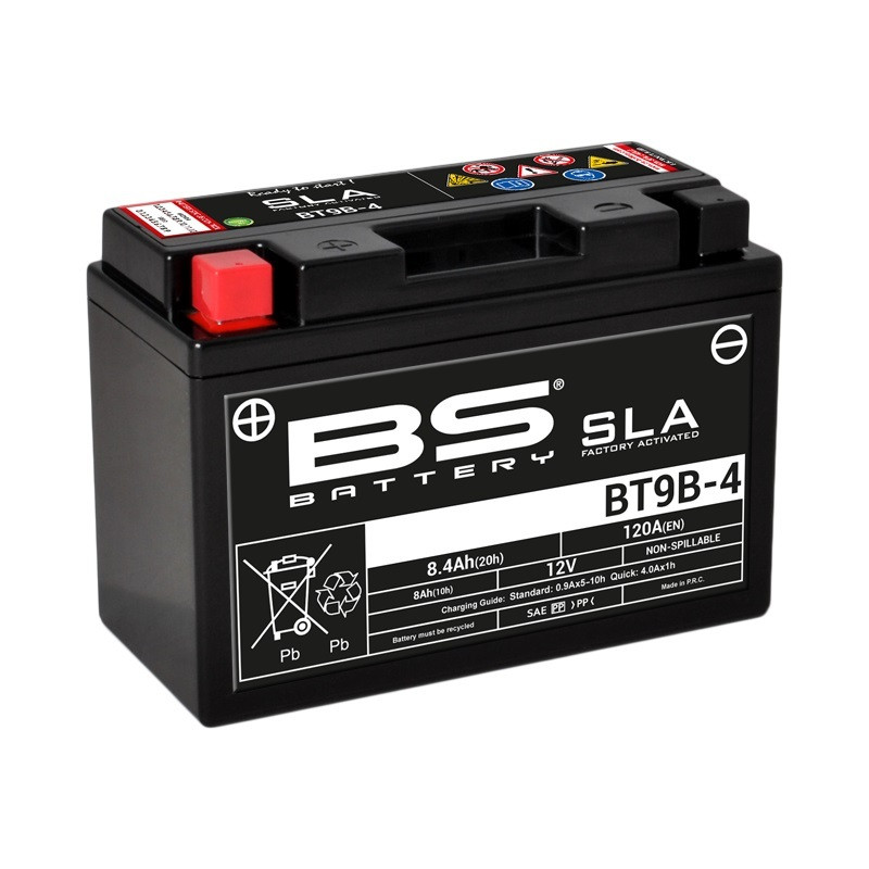 Batterie Moto BS Battery SLA pour Yamaha XT 660 Z Tenere (08-15) - BT9B-4 Batterie Moto BS Battery SLA pour Yamaha XT 660 Z Tenere (08-15) - BT9B-4