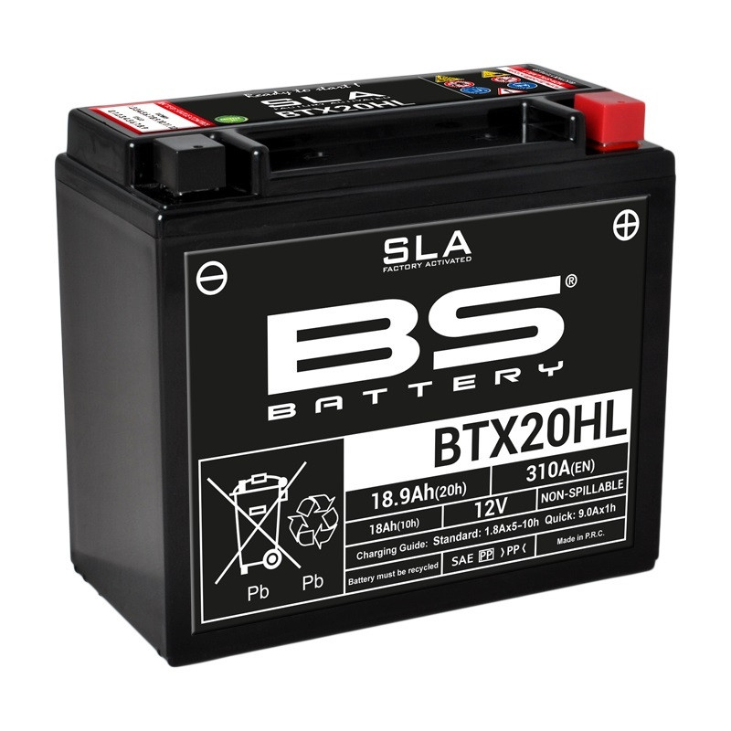 Batterie Moto BS Battery SLA pour Triumph Rocket III Touring (08-13) - BTX20HL Batterie Moto BS Battery SLA pour Triumph Rocket III Touring (08-13) - BTX20HL
