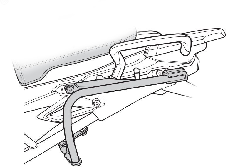 Support de Valise Shad 3P System pour Tiger 800, XC et XR (11-21)