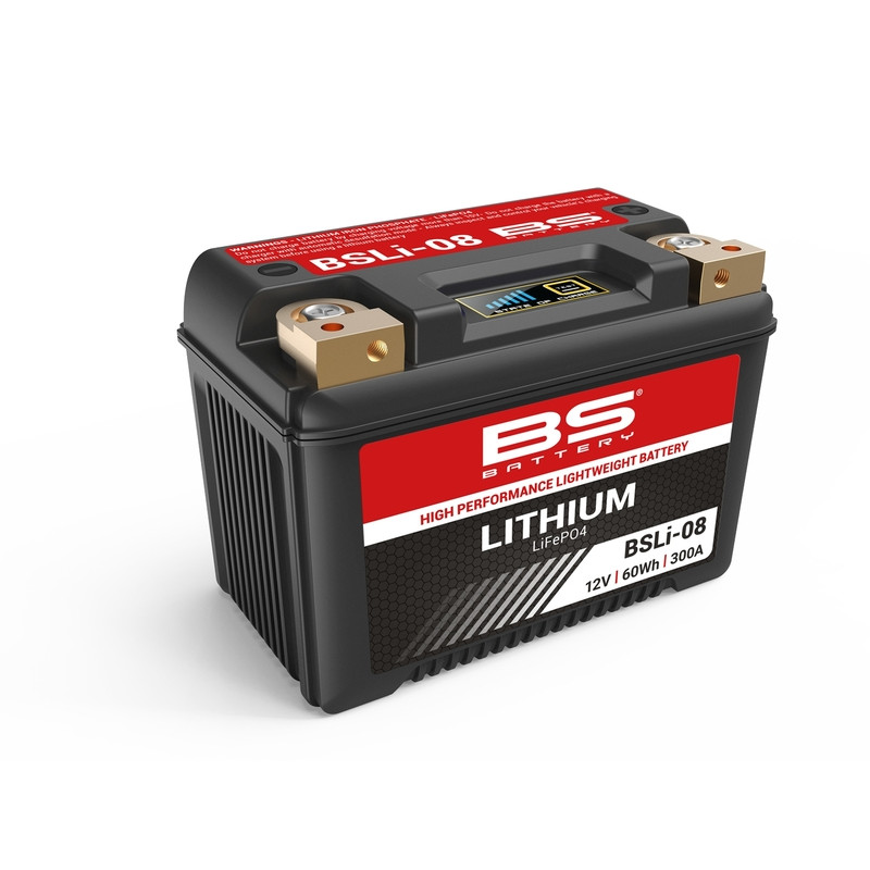 Batterie Moto Lithium-Ion BS Battery pour Harley Davidson XL 1200 T Sportster Superlow (14-19) - BSLI-08 Batterie Moto Lithium-Ion BS Battery pour Harley Davidson XL 1200 T Sportster Superlow (14-19) - BSLI-08