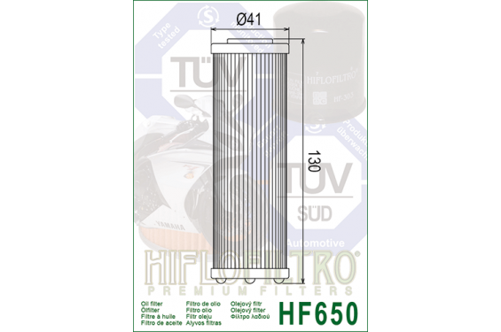 Filtre à Huile Moto KTM HF650 Filtre à Huile Moto KTM HF650