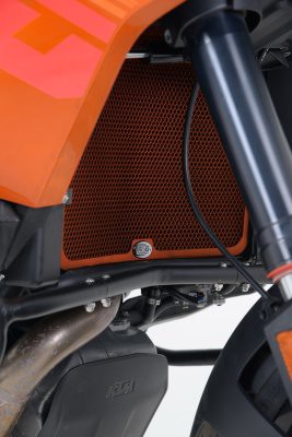Protection de Radiateur Alu Orange R&G pour KTM 1050 Adventure (15-18) - RAD0148OR