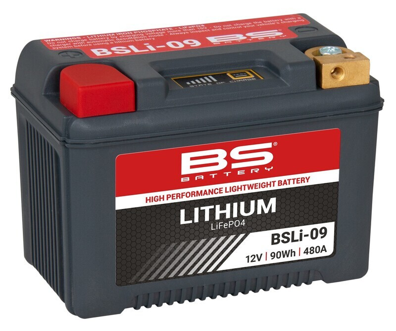 Batterie Moto Lithium-Ion BS Battery pour Kawasaki Vulcan 1500 Classic (96-99) et (05-08) - BSLI-09