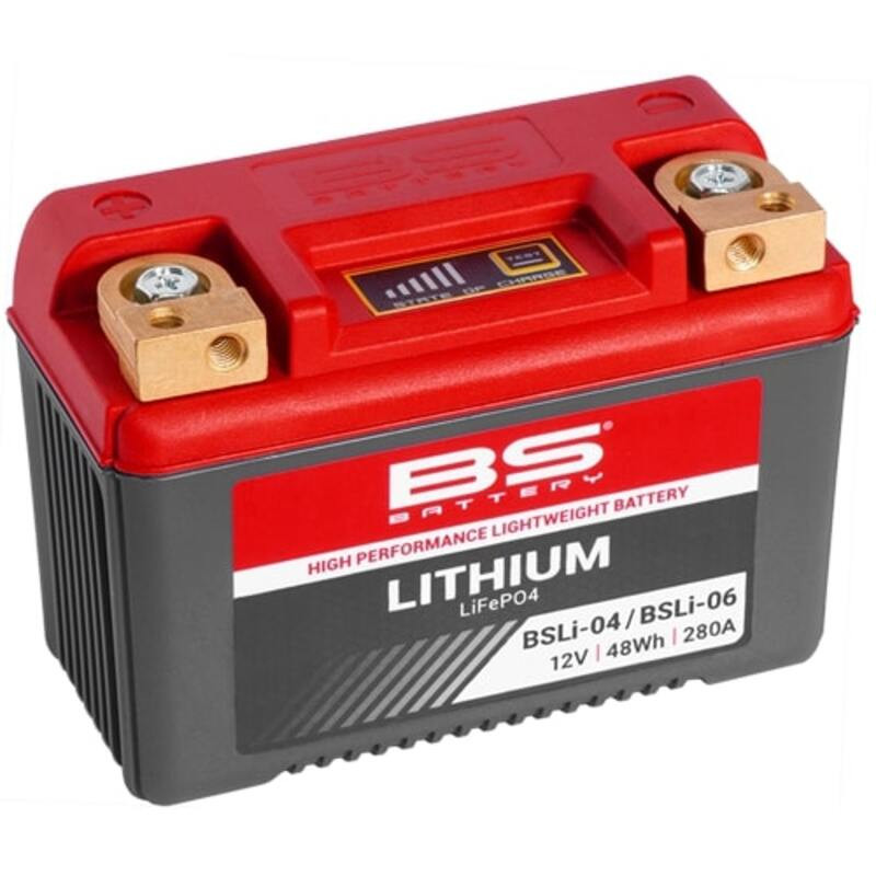 Batterie Moto Lithium-Ion BS Battery pour MV Agusta F4 1078 RR 312 (08-11) - BSLI-04/06 Batterie Moto Lithium-Ion BS Battery pour MV Agusta F4 1078 RR 312 (08-11) - BSLI-04/06