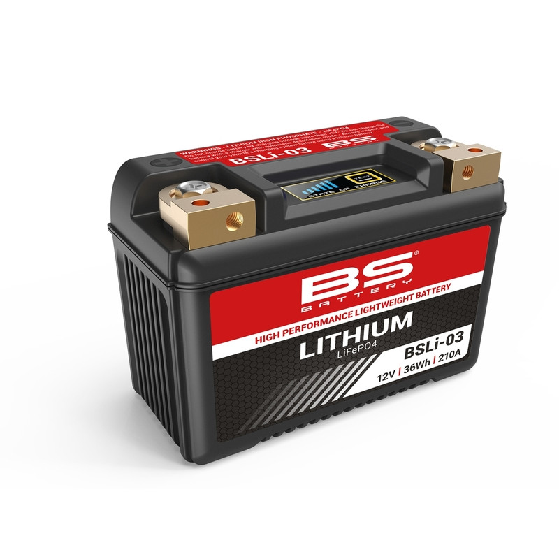 Batterie Moto Lithium-Ion BS Battery pour Suzuki GSX 650 F (08-12) - BSLI-03 Batterie Moto Lithium-Ion BS Battery pour Suzuki GSX 650 F (08-12) - BSLI-03