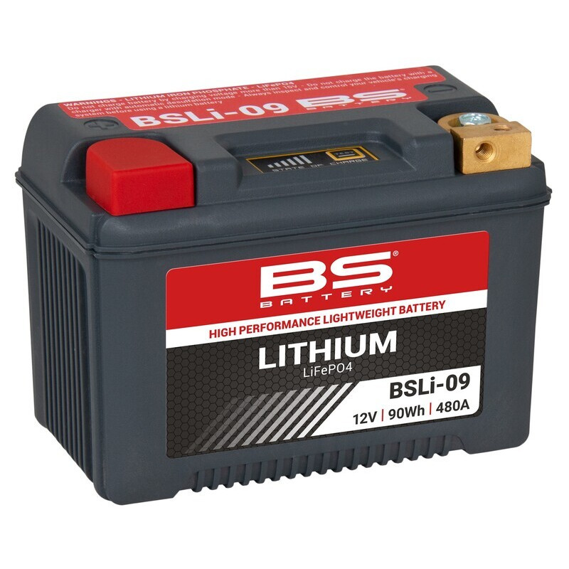 Batterie Moto Lithium-Ion BS Battery pour Triumph Speed Triple 1200 RS (21-25) - BSLI-09 Batterie Moto Lithium-Ion BS Battery pour Triumph Speed Triple 1200 RS (21-25) - BSLI-09