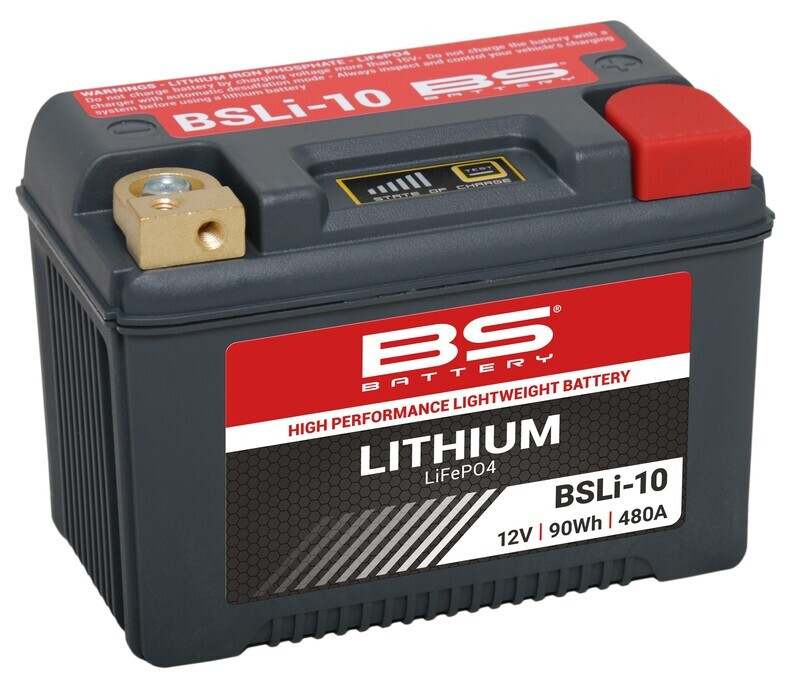 Batterie Moto Lithium-Ion BS Battery pour Yamaha XV 1700 Roadstar Warrior (02-09) - BSLI-10