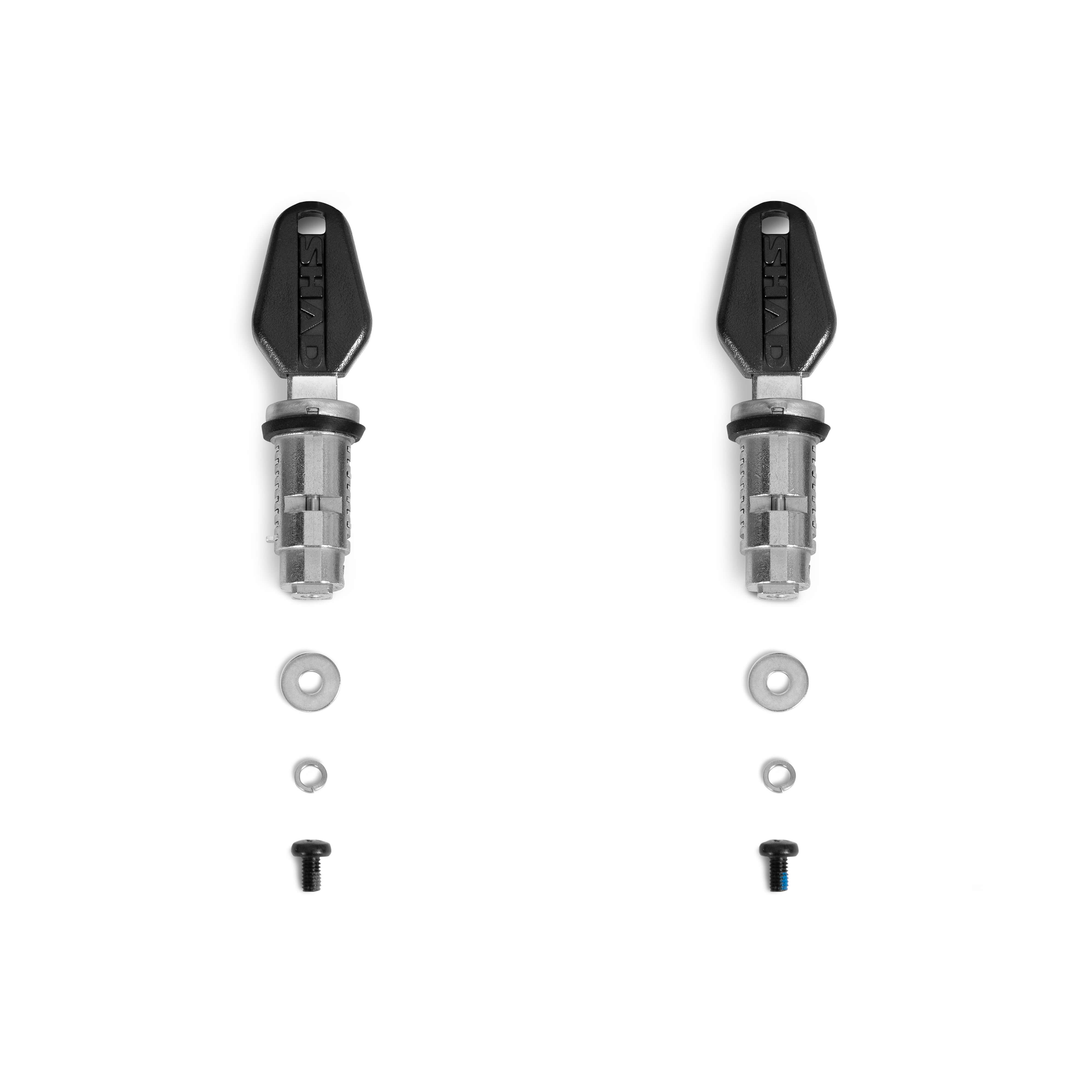 Kit de Clés + 2 Barillets à Clé Noire Shad