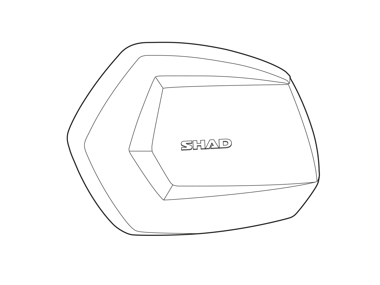 Couvercle Gauche en Aluminium Sh35 Shad