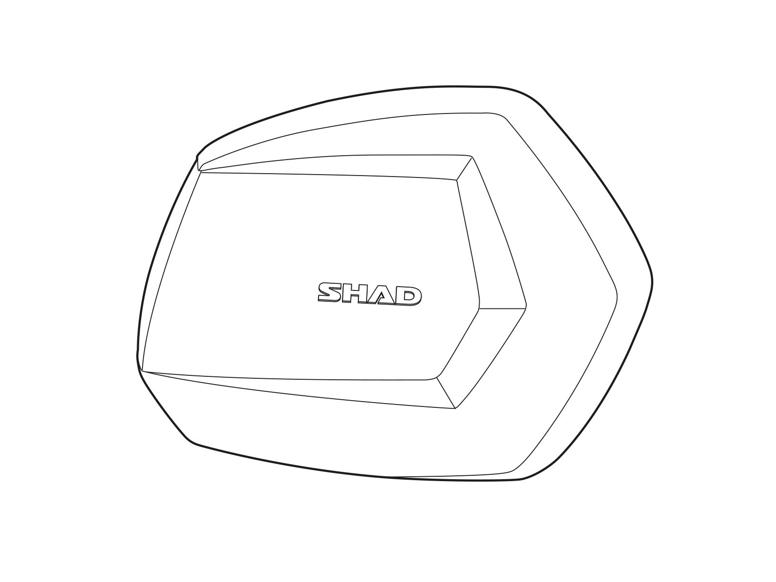 Couvercle Droit en Aluminium Sh35 Shad