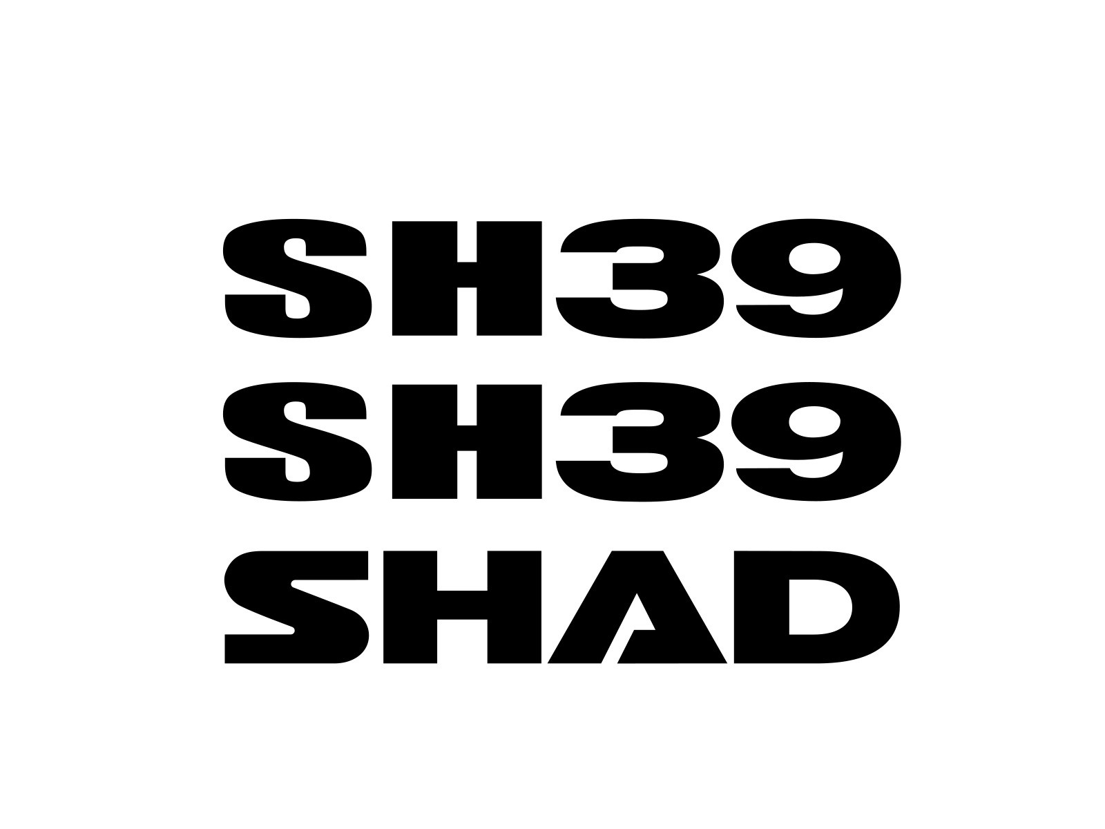 Autocollants Sh39 Shad
