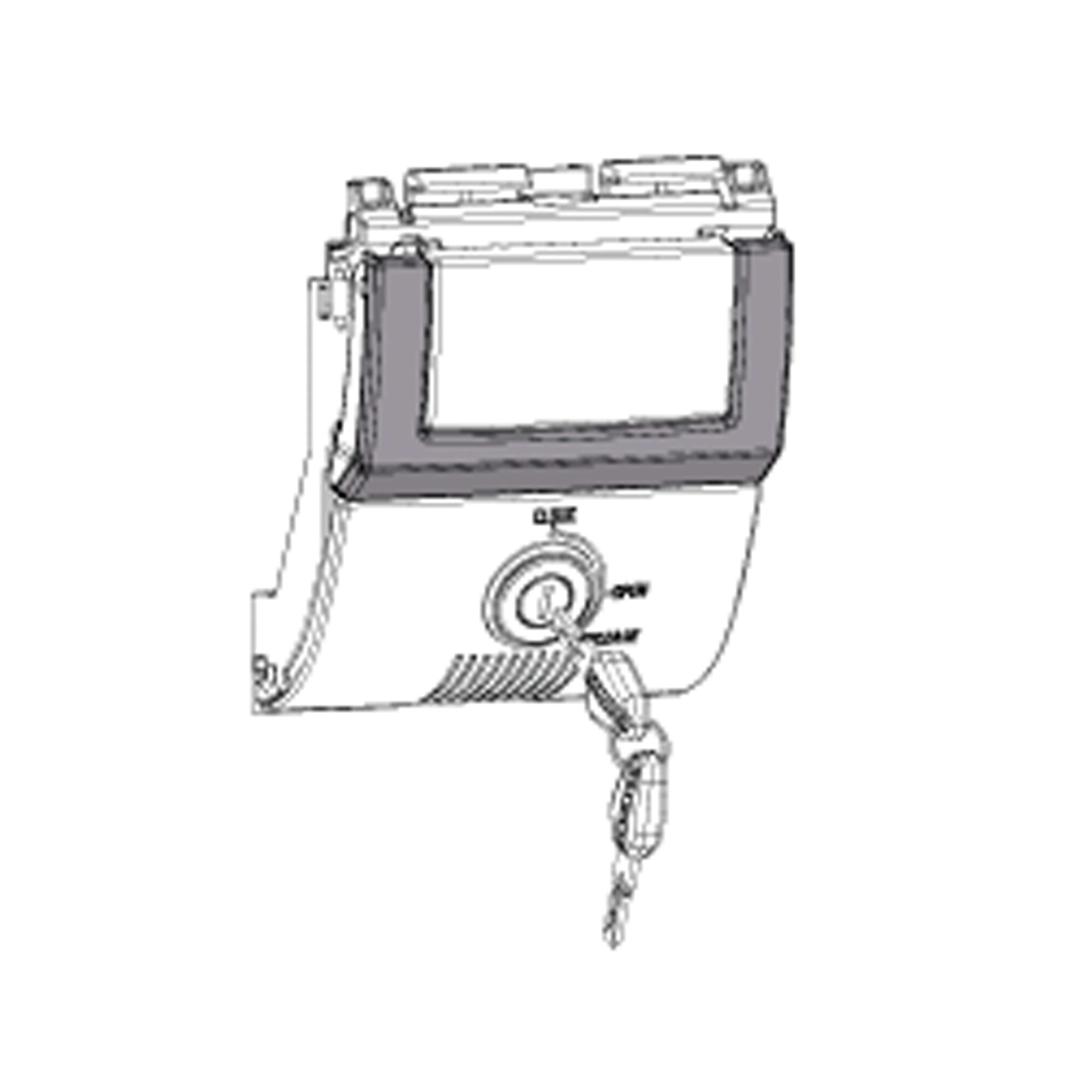 Serrure Sh48 Gris Titanium Premium Shad