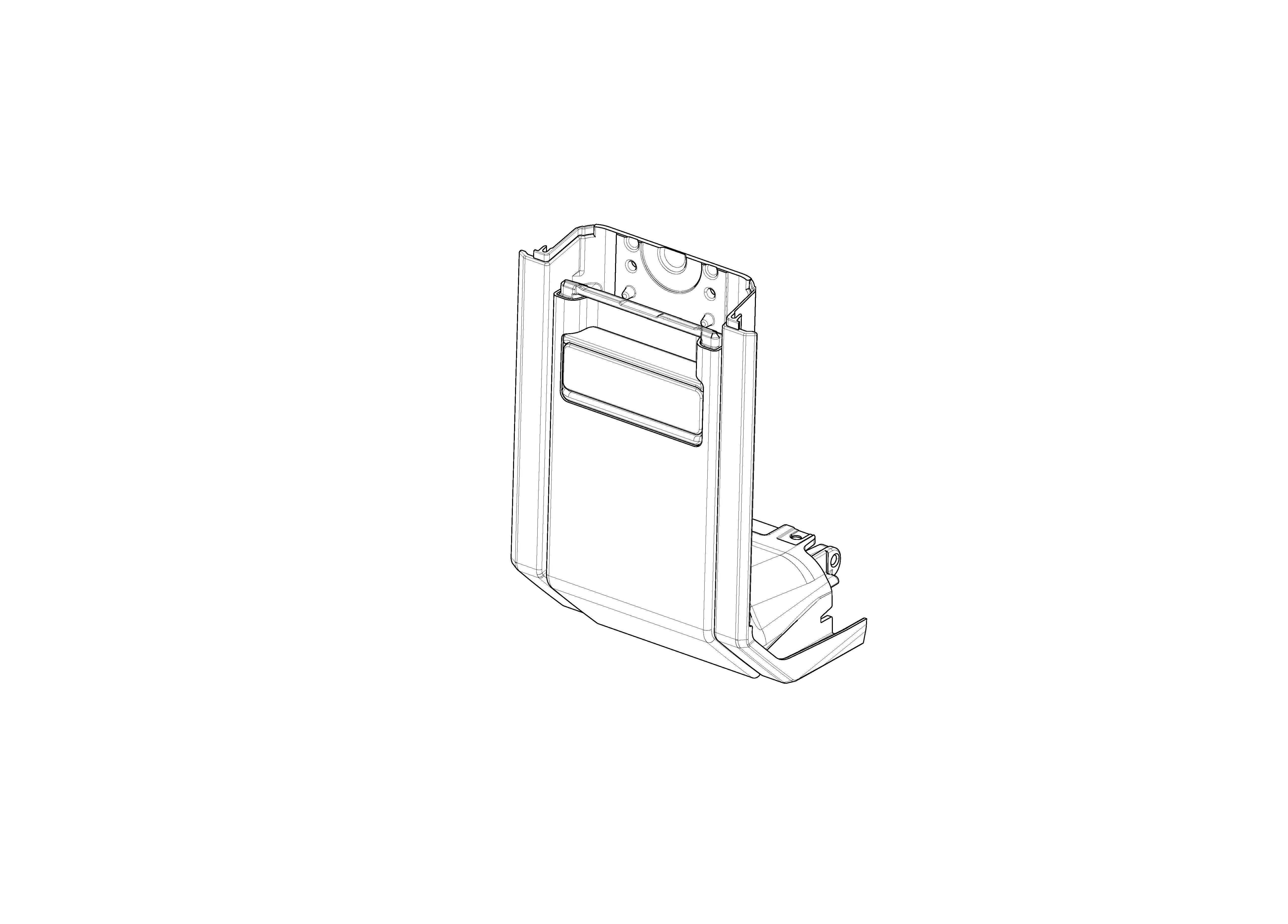 Partie Inférieure de la Serrure Pour Valise Tr37 Shad