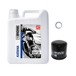 Pack Vidange Honda GL 1800 Gold Wing (01-25) - Ipone Katana 10w30 + HF204 + Joint 14mm
