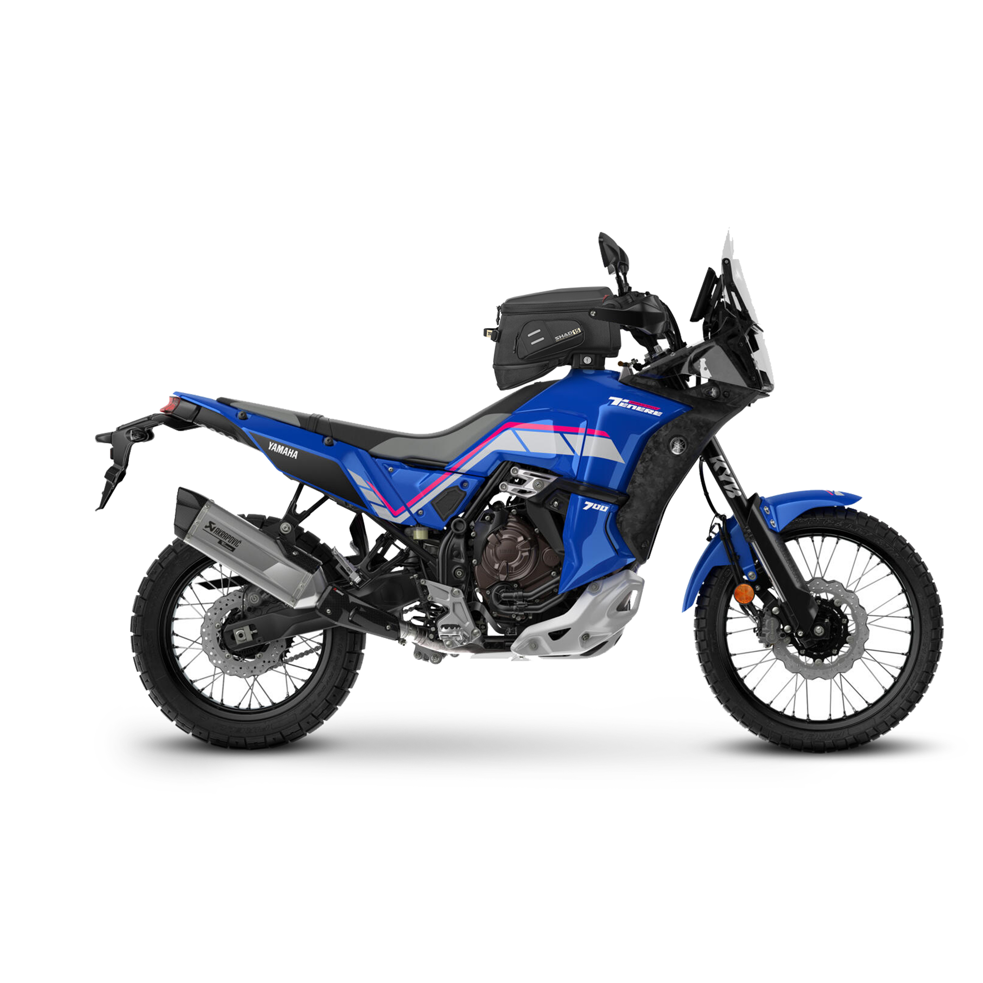 Fixation de Sacoche de Réservoir Click System Yamaha Tenere 700 World Rally / World Raid