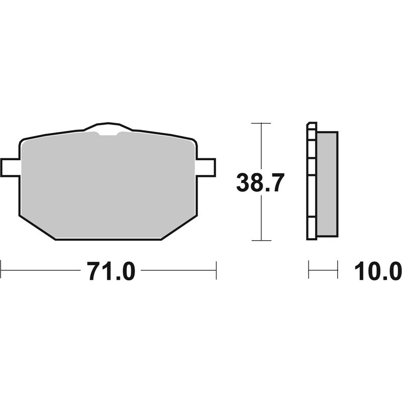Plaquettes de Frein avant Brembo Route Métal Fritté pour Moto Guzzi NTX 750 (90-93) - 07YA18.SA Plaquettes de Frein avant Brembo Route Métal Fritté pour Moto Guzzi NTX 750 (90-93) - 07YA18.SA